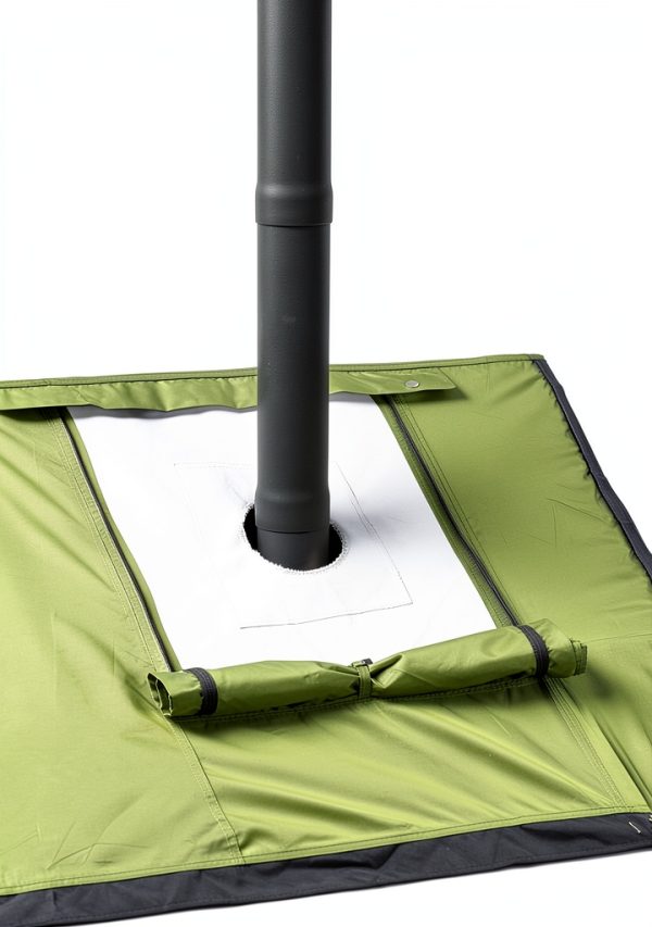 Guide Gear Outdoor Wood Stove Metal Black Portable-5