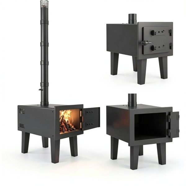 Reljofum Portable Wood Stove Alloy Steel-3