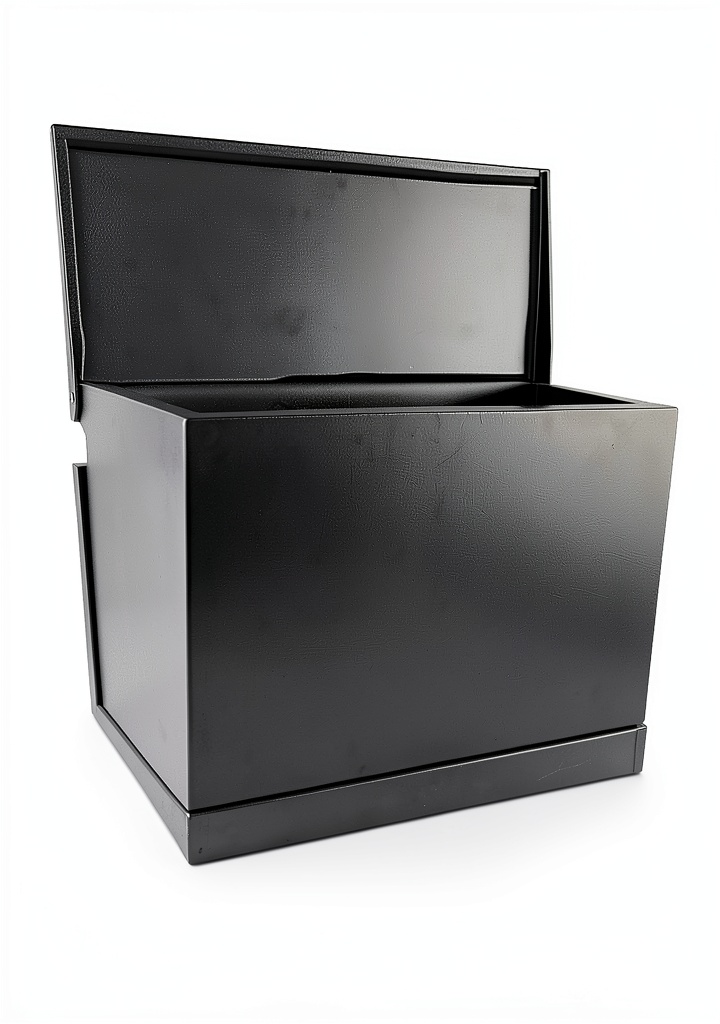 'Steel rectangular pellet stove accessory'