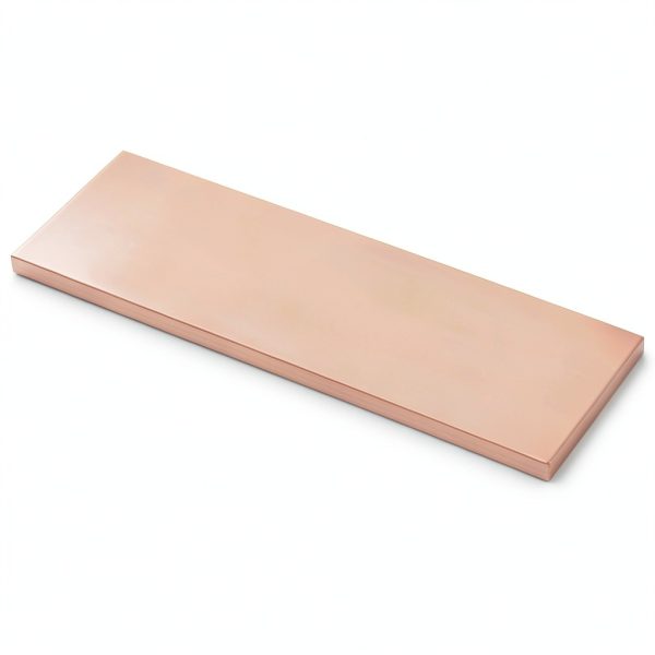 Copper Flat Bar Lawei C110 99.98% Pure Copper Bus Bar 1/4" x 2" x 6"-0