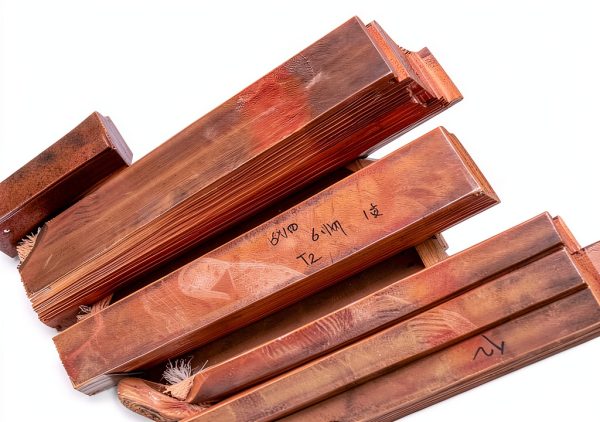 4pcs 99% Copper T2 Cu Metal Flat Bar Plate 1.5mm x 10mm x 250mm-1