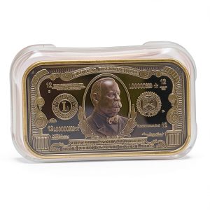 Copper Bar 100 Count 1 oz $1000 Pattern with 5 Tube Storage - Gold-0