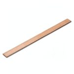 Copper Flat Bar uxcell C110 Solid Copper 9in x 0.39in x 0.06in Bar-0