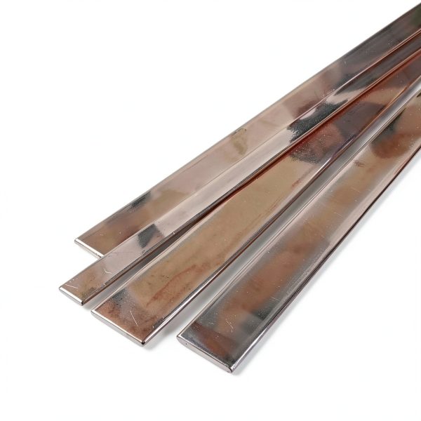 Copper Flat Bar 2PCS 3mm x 25mm x 400mm Esedese High Conductivity Bar-2